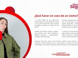 ¿Qué hacer en caso de sismo?
